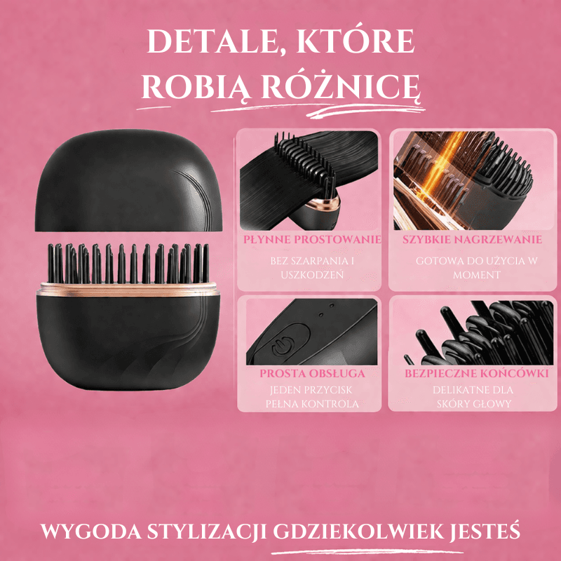 Nuvella – bezprzewodowa prostownica do włosów