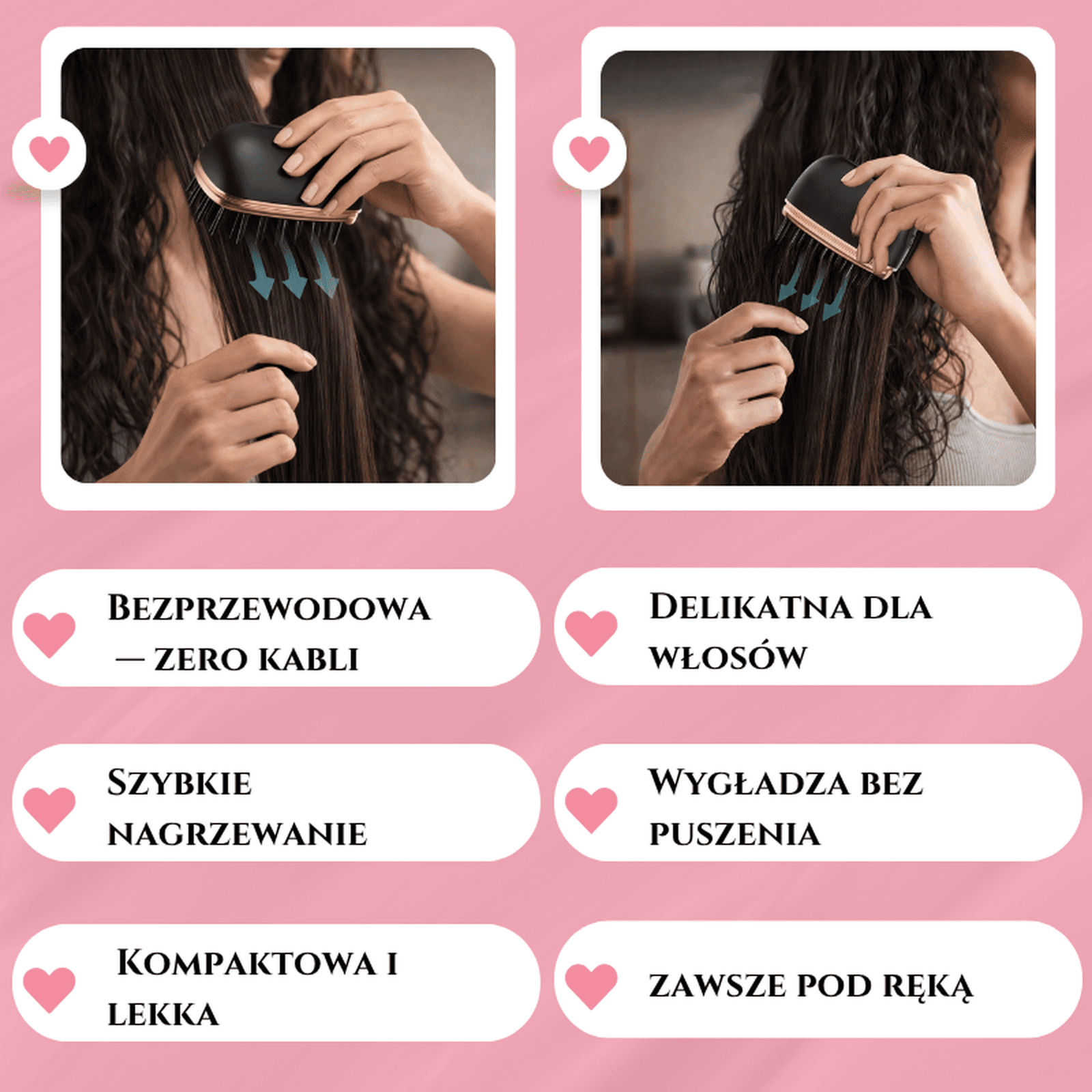 Nuvella – bezprzewodowa prostownica do włosów