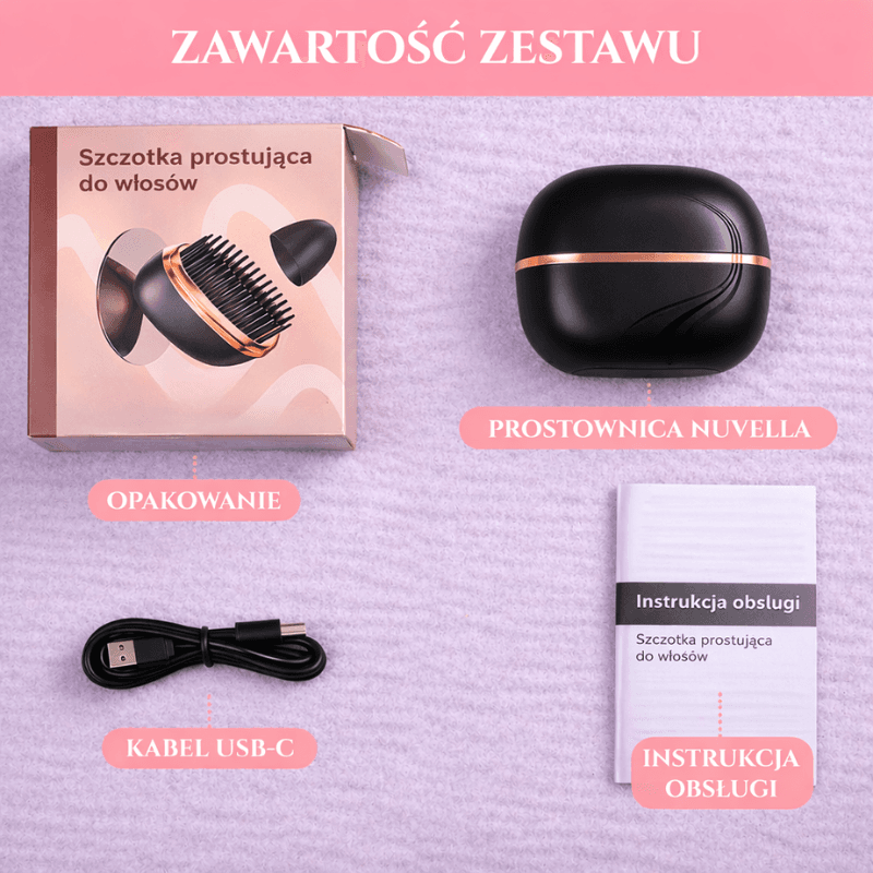 Nuvella – bezprzewodowa prostownica do włosów