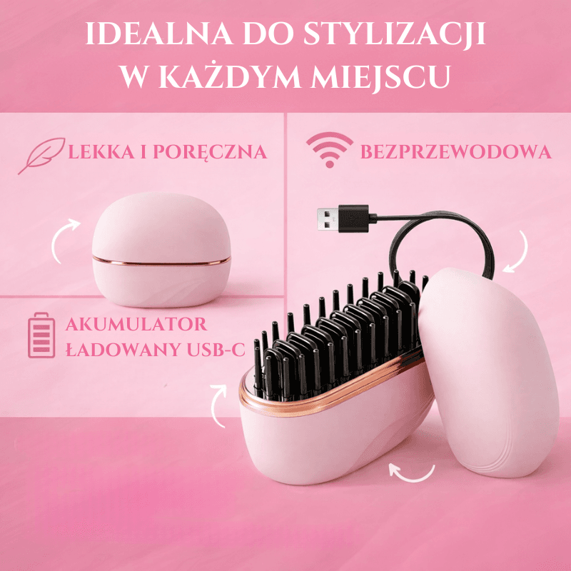 Nuvella – bezprzewodowa prostownica do włosów